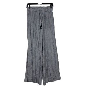 Anthropologie Red Carter Pinstripes Beach Pants